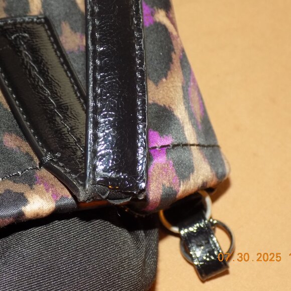 Coach Signature Ocelot, Black, Brown & Purple Animal Print 25282 - Picture 8 of 11